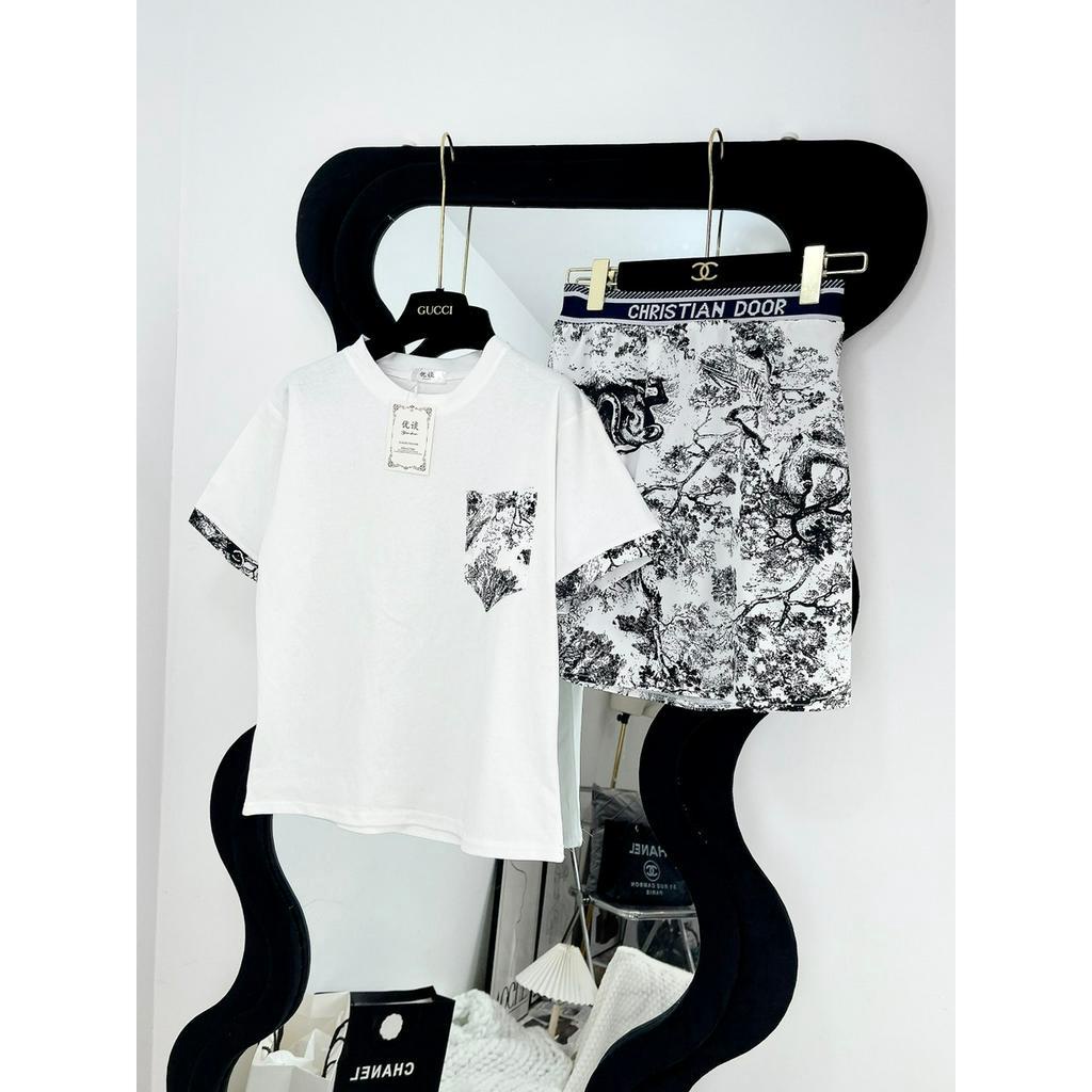 Set D0 tui phối bo mix chân váy siêu xinh TH678