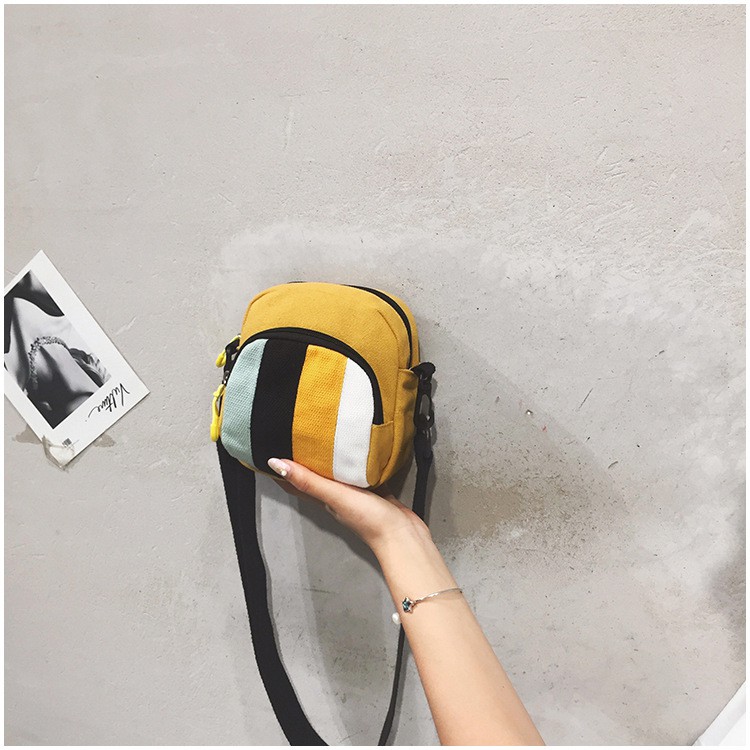 Túi đeo chéo thời trang vải canvas YINUO