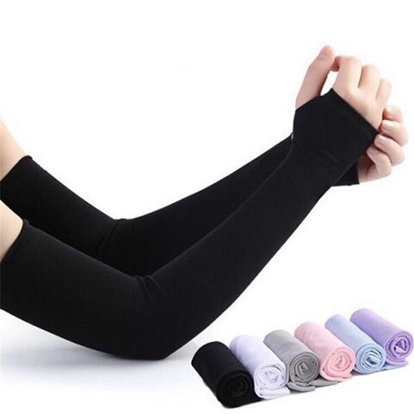 Găng tay chống nắng Hàn Quốc Let Slim, Ngăn tia UV vải cotton mát thấm hút mồ hôi ( xỏ ngón)dùng cho cả nam và nữ 88243