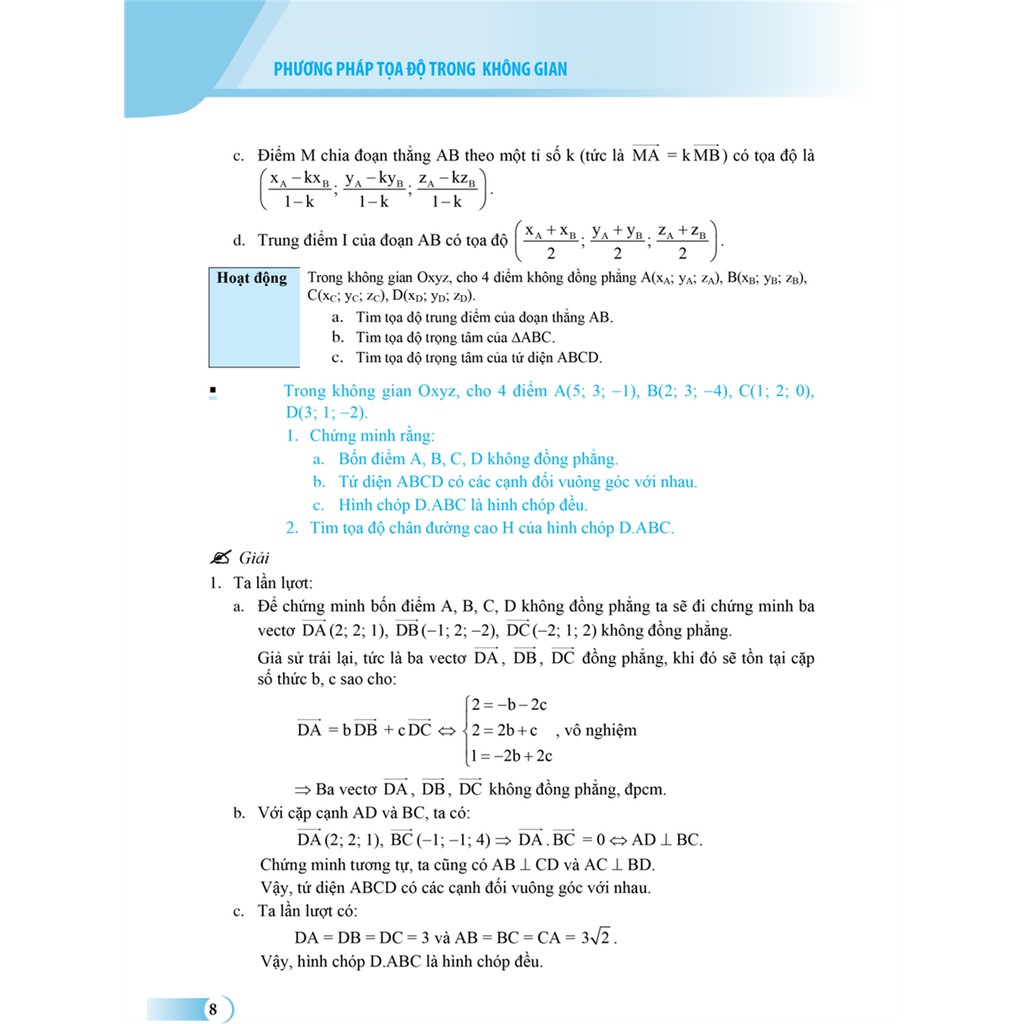 Sách - Phương Pháp Giải Các Dạng Toán Thpt - Phương Pháp Tọa Độ Trong Không Gian