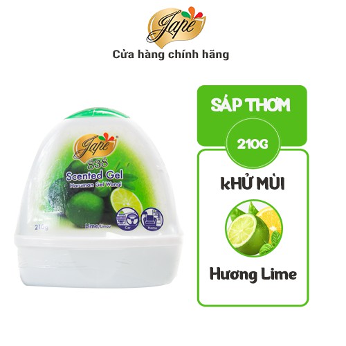 Sáp Thơm Khử Mùi Jape 838 Thơm Lâu Mùi Nhẹ Nhàng Tự Nhiên - Hương Lime - 210g