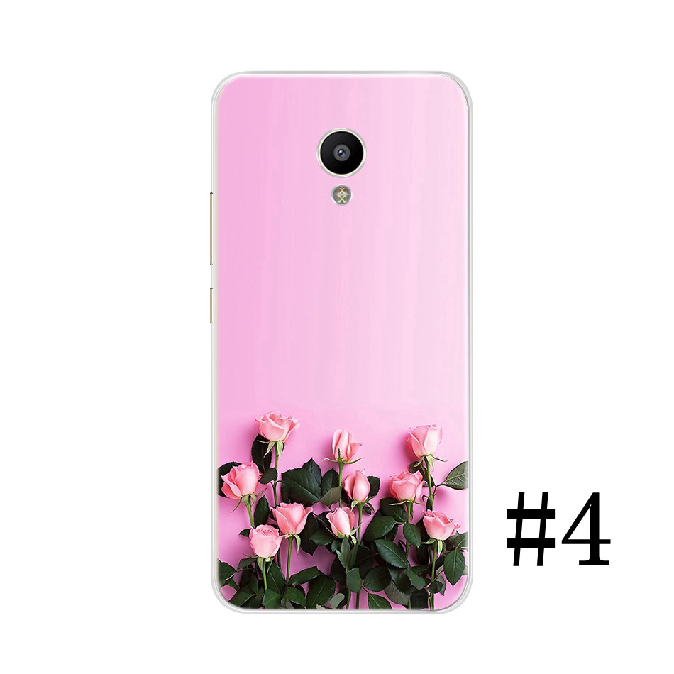 Ốp điện thoại kiểu hoa hồng nhiều màu sắc sành điệu cho MEIZU A5 (MEILAN M5C) M5S M3S MINI M3 NOTE M5 MINI M5 NOTE