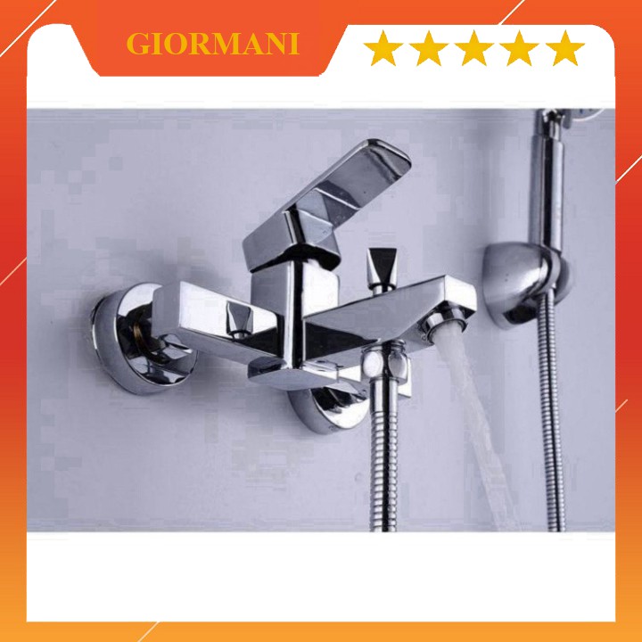 Full bộ sen tắm và vòi chậu rửa mặt Lavabo kèm bát sen tăng áp lớn SNL902-SNL16