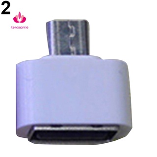COD 2Pcs Micro USB Male to USB 2.0 Adapter OTG Converter for Android Tablet Phone