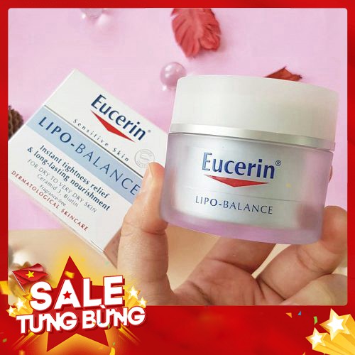 [ƯU ĐÃI CHÀO HÈ 2020] Eucerin Kem Dưỡng Ẩm Cho Da Khô Và Nhạy Cảm Lipo Balance 50ml