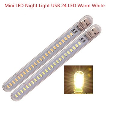 Đèn Mini USB 24 LED ánh sáng trắng Ấm