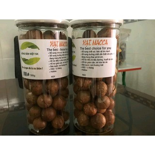 hạt mắc ca 500gr 1 hộp, tặng kèm đồ khui hạt