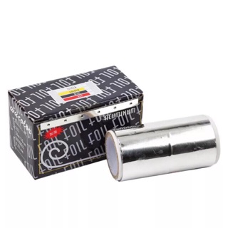 GIẤY BẠC Ủ PHÁ GEL - CUỘN GIẤY BẠC Ủ MÓNG LOẠI CÓ LƯỠI CẮT KHÔNG CẦN KẸP-CUỘN LỚN 200g