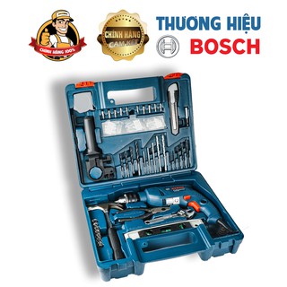 Máy khoan cầm tay Bosch chính hãng gsb 550,Khoan bê tông 13mm vali 100 chi tiết.