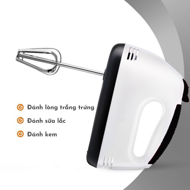Máy Đánh Trứng Kem Bơ Cầm Tay Scarlet 7 Tốc Độ Công Suất 180W Thế Hệ Mới Siêu Hot
