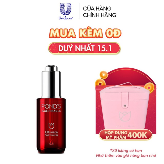 Dưỡng Chất POND'S Age Miracle Ngăn Ngừa Lão Hoá Youth Essence với collagen Chuyên Sâu (30g)