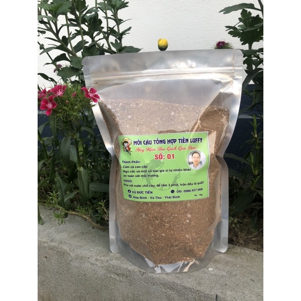 Mồi câu TIẾN LUFFY gói 1kg