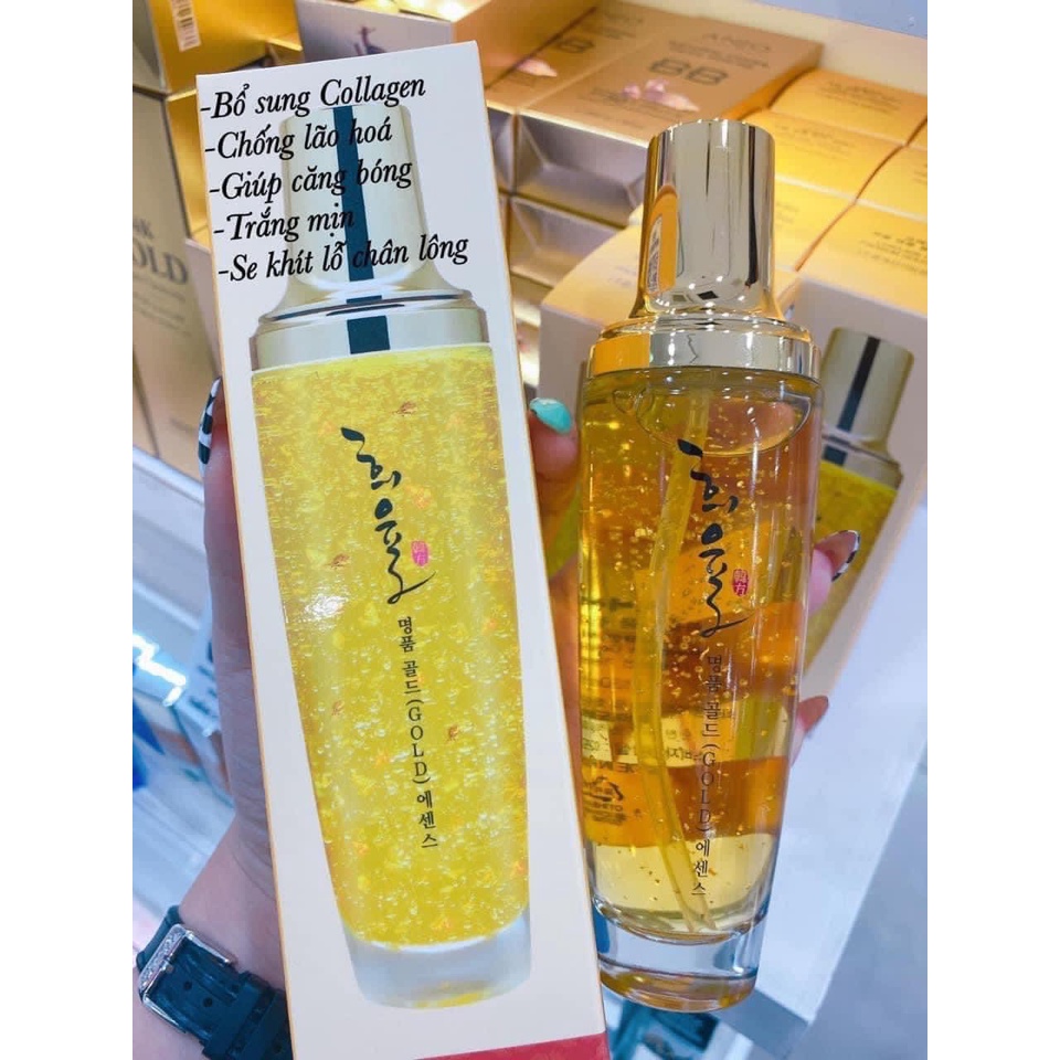 Tinh chất 24K Lebelage Heeyul Premium Gold cho da căng bóng, xoá mờ nếp nhăn chai 130ml - CO185