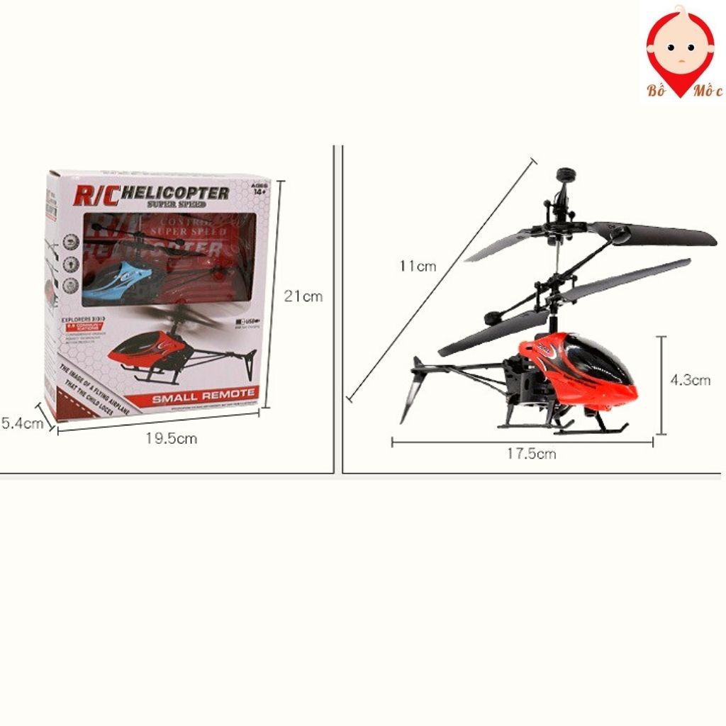 Đồ Chơi Máy Bay Điều Khiển Từ Xa Helicopter Tặng Kèm Dây Sạc Cho Bé Vui Chơi Giải Trí Phát Triển Trí Tuệ - Shop Bố Mốc