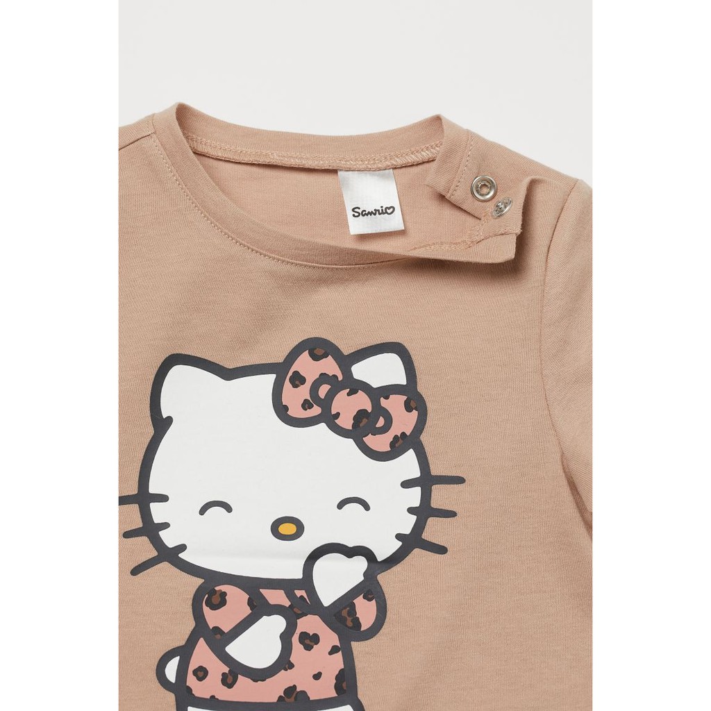 Set cotton gồm áo thun Kitty và quần legging mỏng, Hờ mờ UK săn SALE