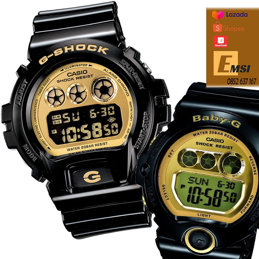 Đồng hồ Casio G-Shock Đôi DW-6900CB-1 & BG-6901-1