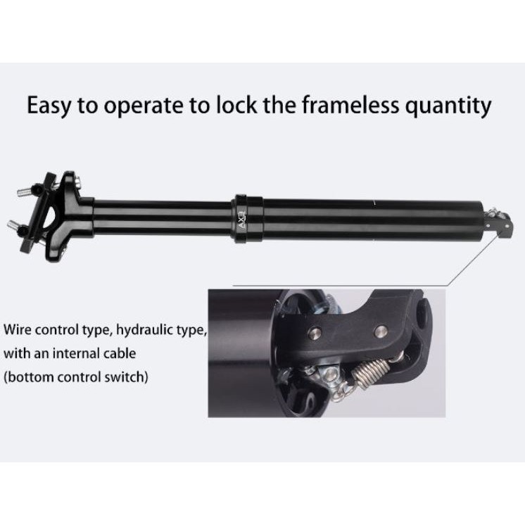 Cốt Yên Tăng Giảm Kindshock EXA 900i 100/125mm Cốt 30.9 / 31.6