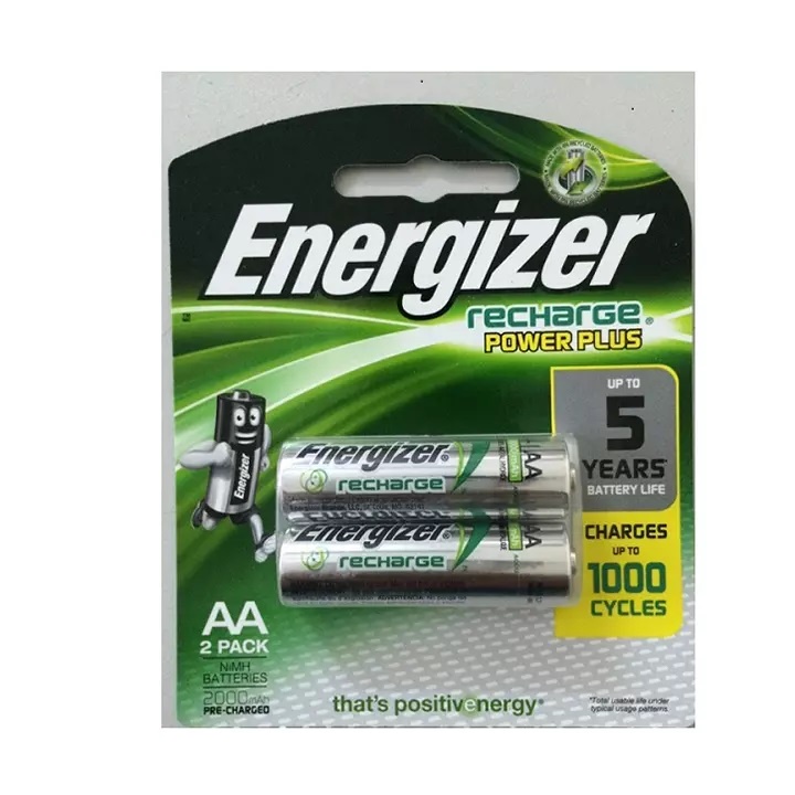 COMBO 2 Vĩ Pin Sạc Energizer Recharge Power Plus (Vĩ 2 Pin)