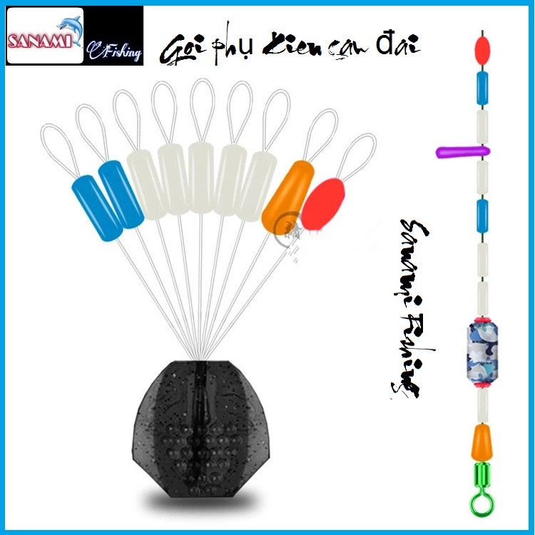 Gói Phụ Kiện Câu Đài Silicon Cao Cấp PK-13 Sanami Fishing Store