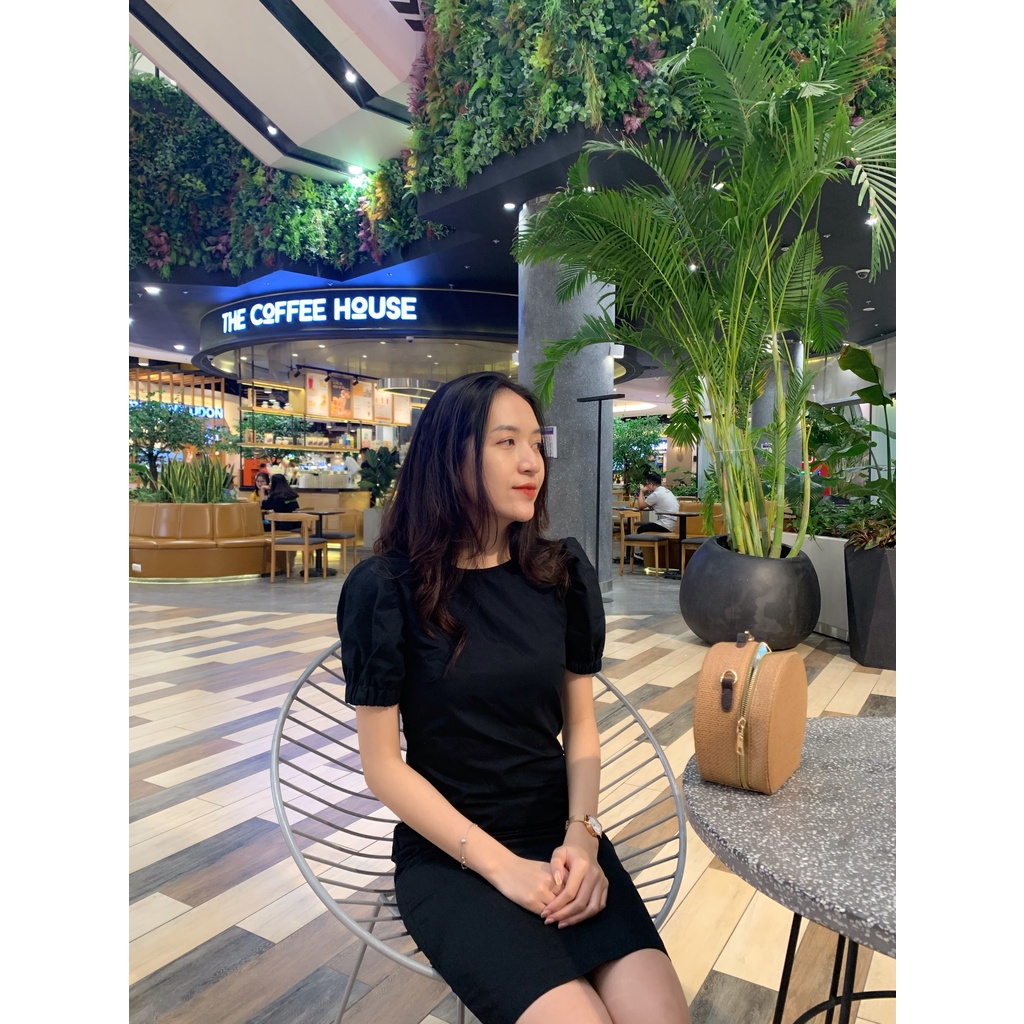 "Váy đen tay chun  - VH3 | BigBuy360 - bigbuy360.vn