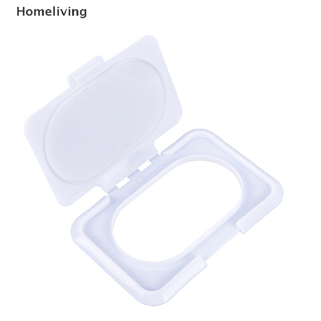 Bộ 10 Hộp Đựng Khăn Giấy Ướt Có Nắp Tái Sử Dụng Tiện Lợi Ốp