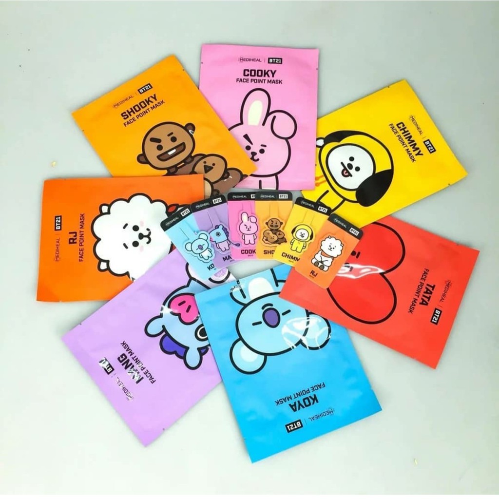 Mặt nạ Mediheal BT21 - MEDIHEAL X BTS BT21 FACE POINT MASK