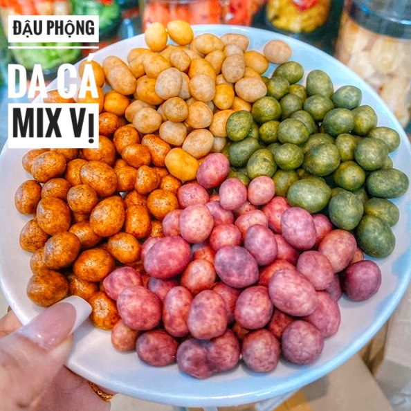 Đậu Phộng Mix Vị Lon 500Gram