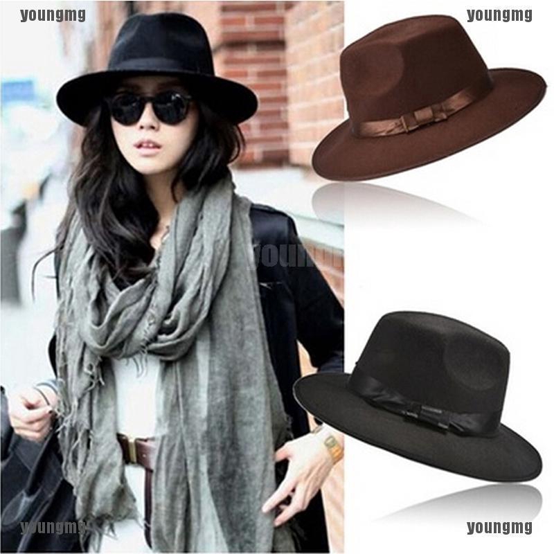 [YG] Mũ Phớt Vintage Fedora Cho Nam Và Nữ