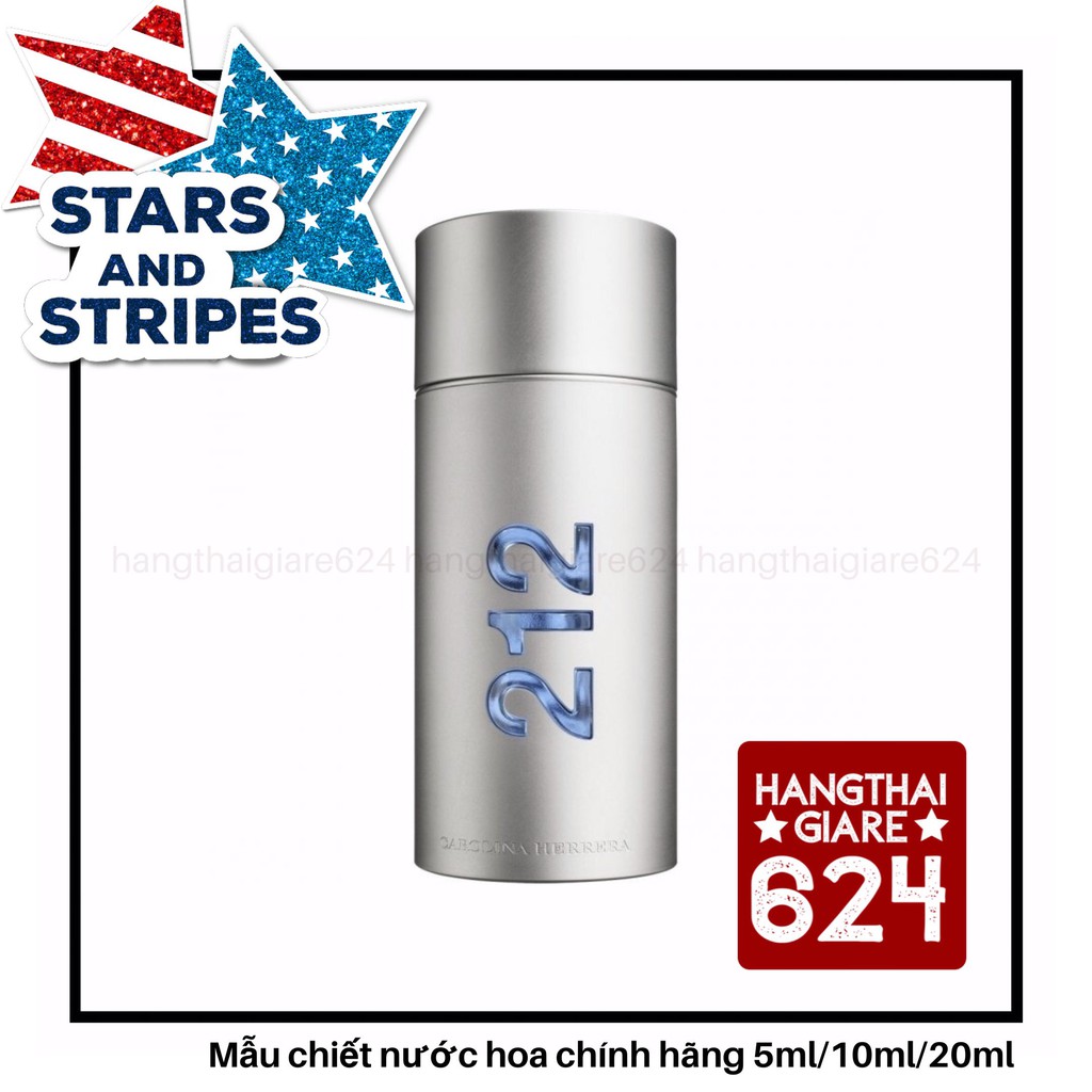 Mẫu Thử Nước hoa 212 NYC Test 10ml/20ml Spray / Chuẩn authentic