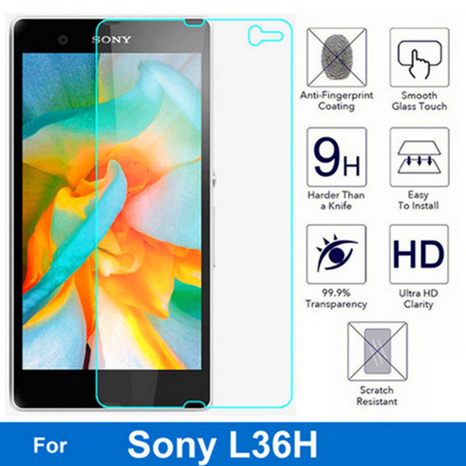 Sony Xperia Z L36H C6602 C6603 C6606 C6616 HD Full Screen Tempered Glass Film