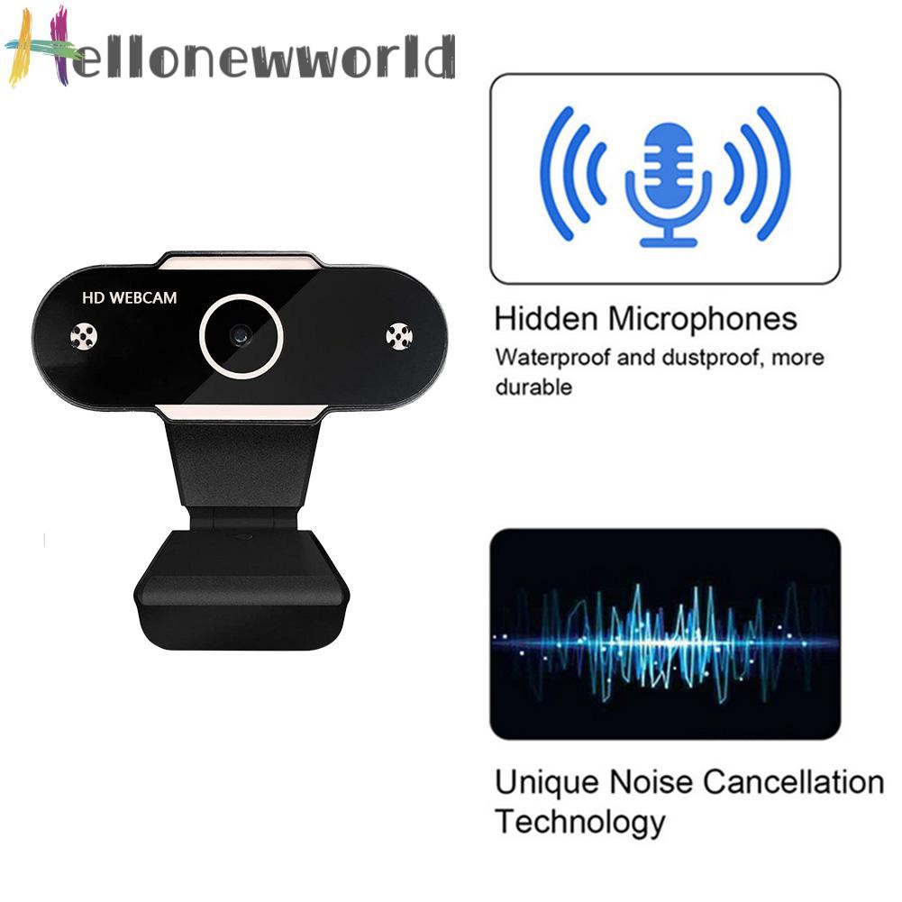 Hellonewworld 720P HD USB 2.0 A Web Camera Live Video Online Microphone Computer PC Webcam