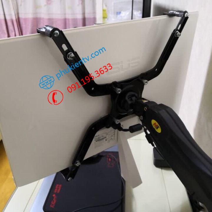 Bộ kẹp màn hình NB FP1 17 - 27 inch ( sử dụng cho màn hình không thiết kế treo )