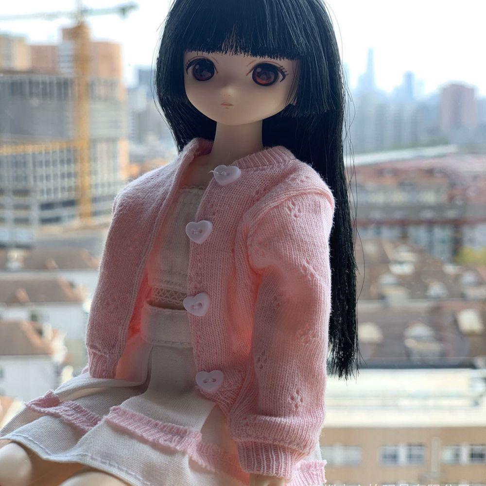 Áo Sweater Dệt Kim Thủ Công Mini Nhiều Màu Sắc Dễ Thương Cho Bé Gái