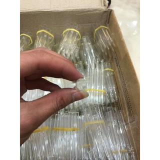 Combo 10 ống hút mụn thủy tinh