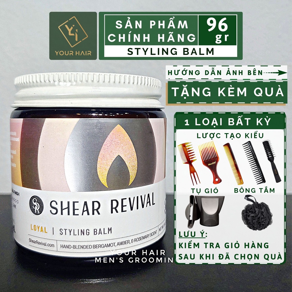 Sáp tạo kiểu Shear Revival LOYAL SEA CLAY STYLING BALM 96g Shopee