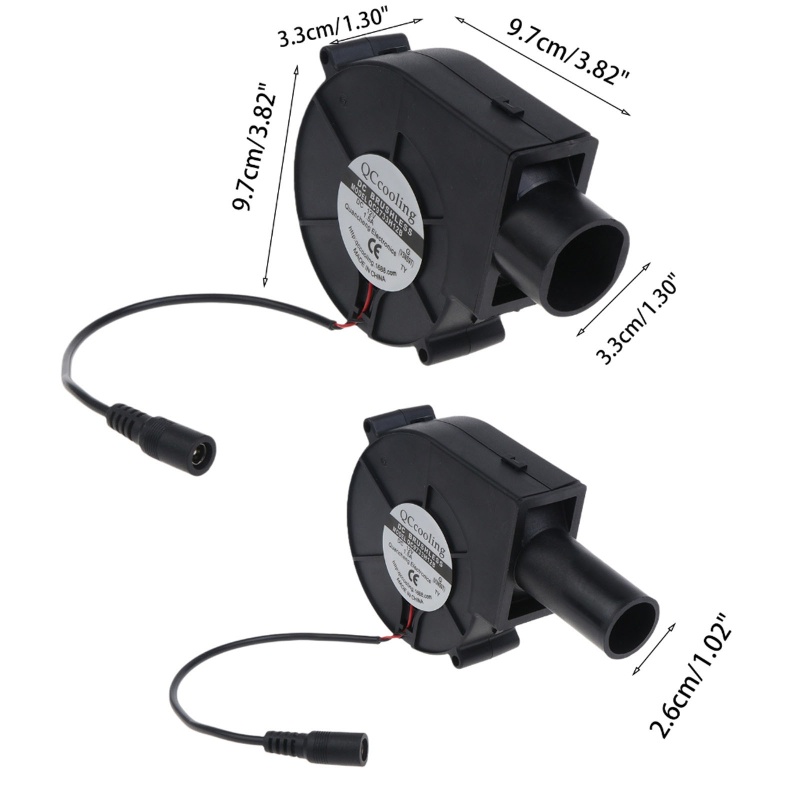 Quạt Thổi Khí Nướng BBQ 9733 DC12V 4500R AC110-220V