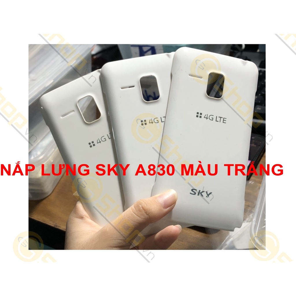 NẮP LƯNG SKY A830 MÀU TRẮNG