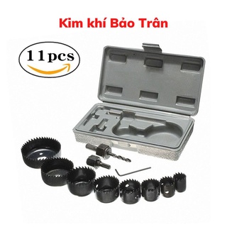 Mũi khoan khoét lỗ gỗ thạch cao hàng tốt bộ 11 mũi