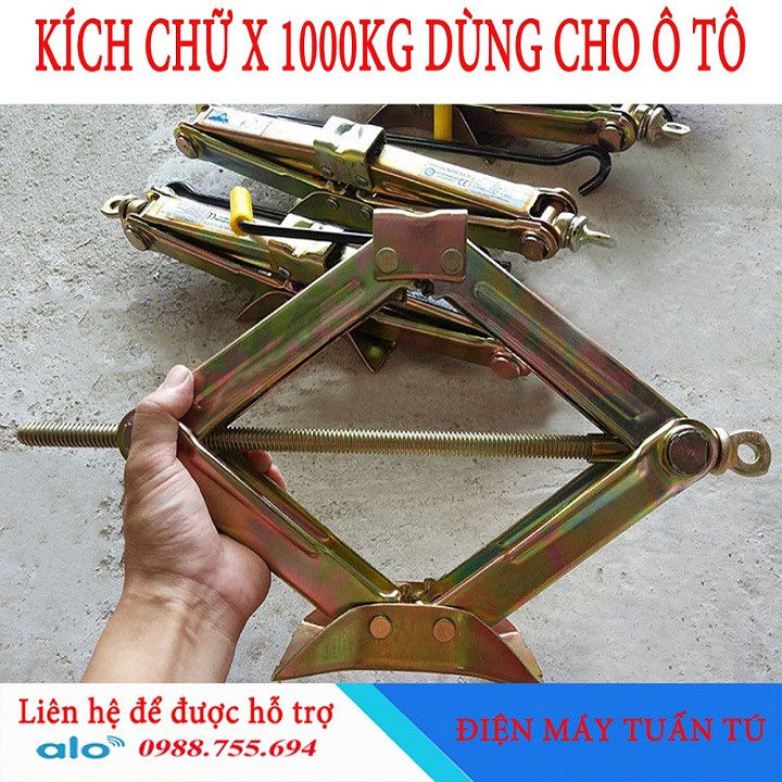 Kích nâng gầm chữ a cho xe ô tô 4 tấn chở xuống