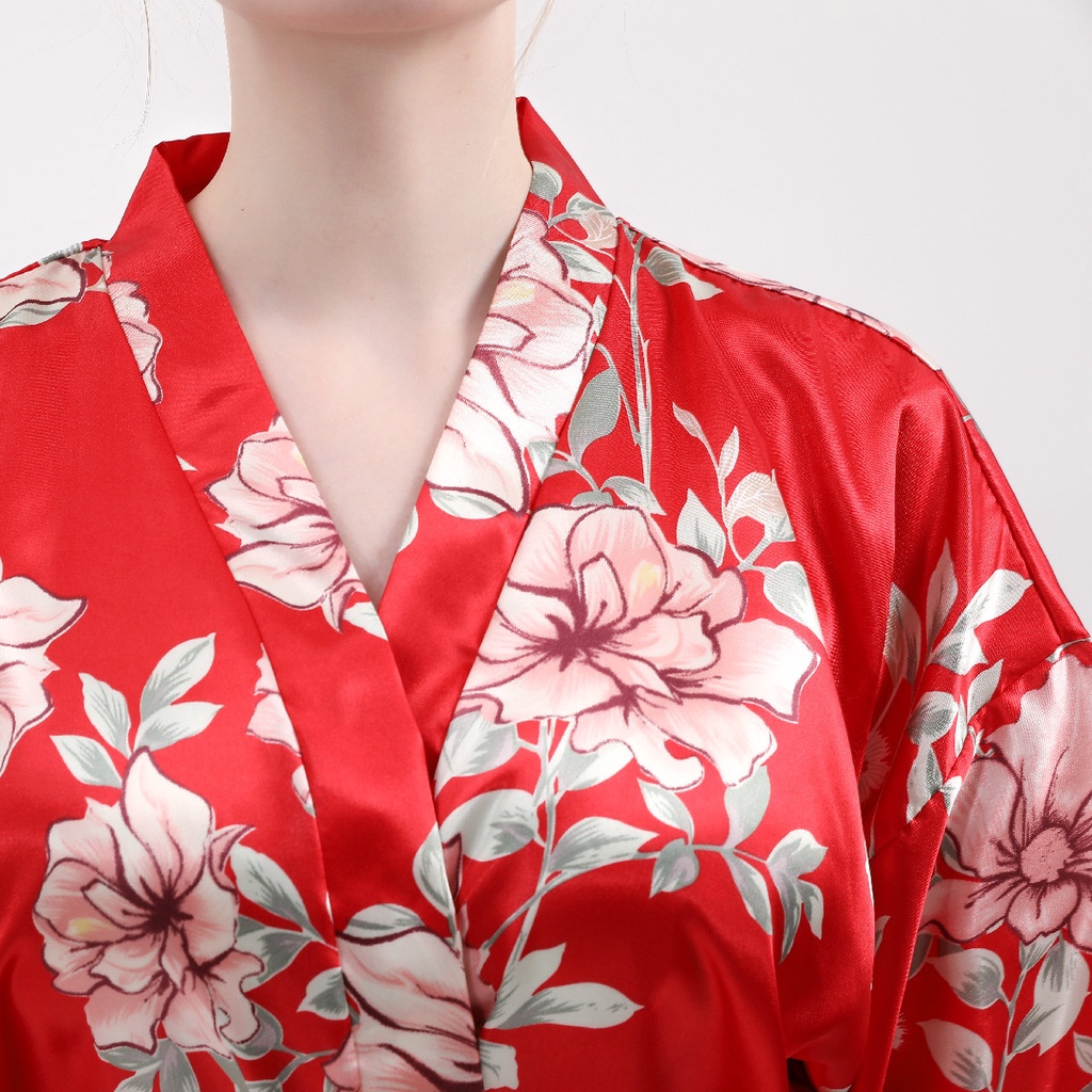 Áo Choàng Tắm Bằng Lụa Nhiều Màu Sắc Thời Trang Mùa Hè Dành Cho Nữ | BigBuy360 - bigbuy360.vn