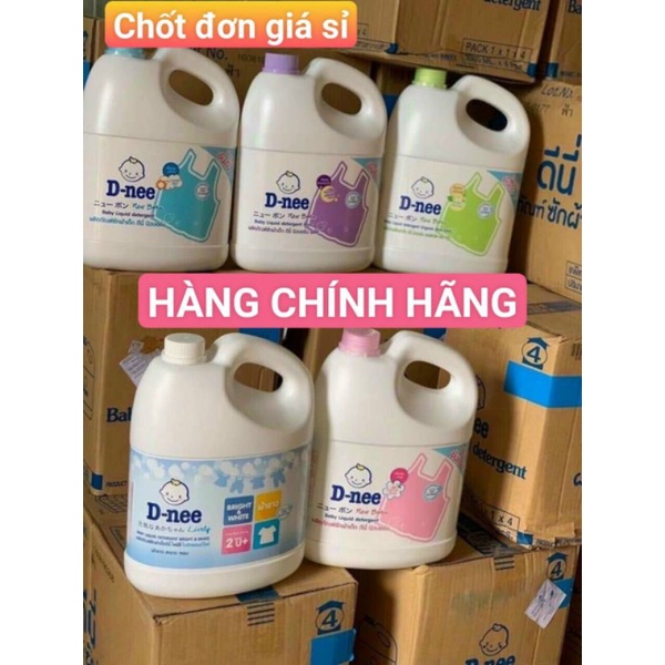 Nước giặt quần áo em bé Dnee 3000ml CHÍNH HÃNG