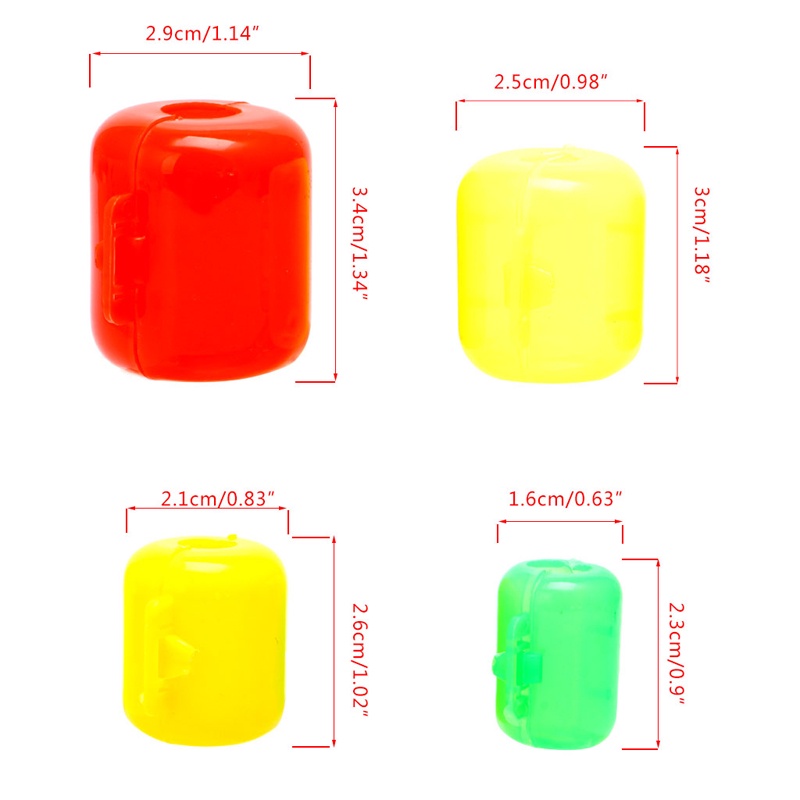 Set 10 Vỏ Bọc Bảo Vệ Móc Câu Tôm Cá Bằng Gỗ