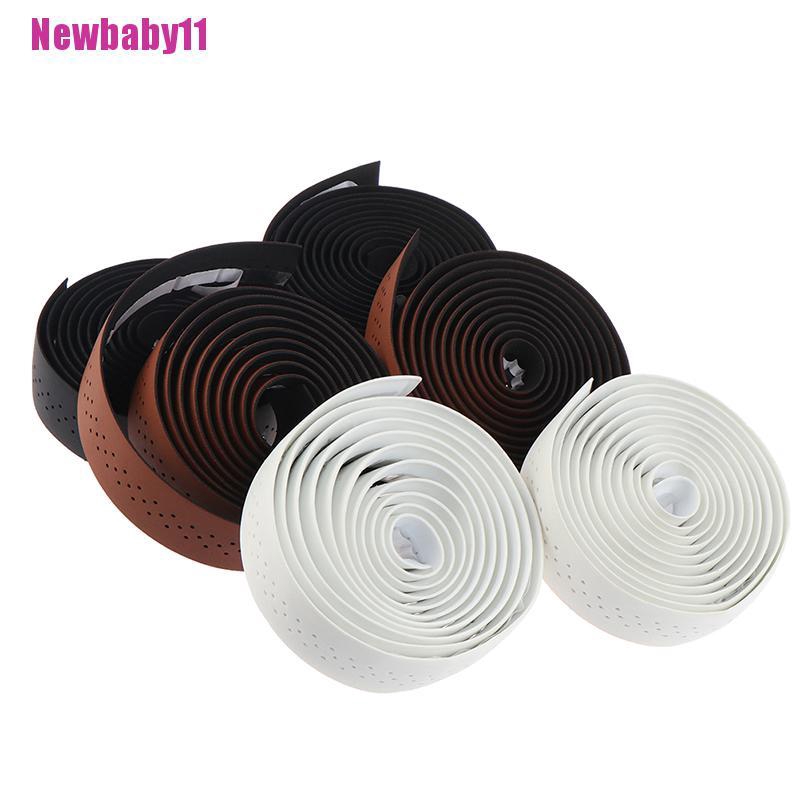 [Newbaby11] Băng Quấn Tay Lái Xe Đạp Bằng Da PU Đục Lỗ Thoáng Khí