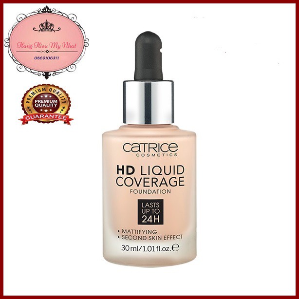 Kem nền Catrice HD Liquid Coverage Foundation