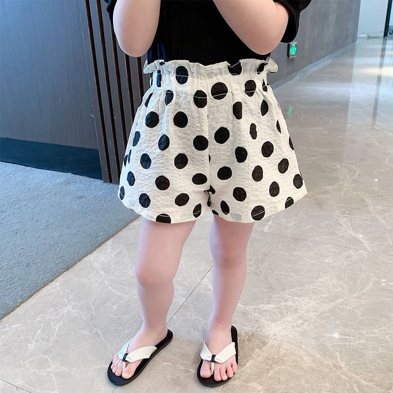 [Babycat] Hàng Có Sẵn Quần Short Chấm Bi Phong Cách Nhật Bản / Hàn Quốc Thời Trang Mùa Hè Mới 2022 Dành Cho Bé Gái