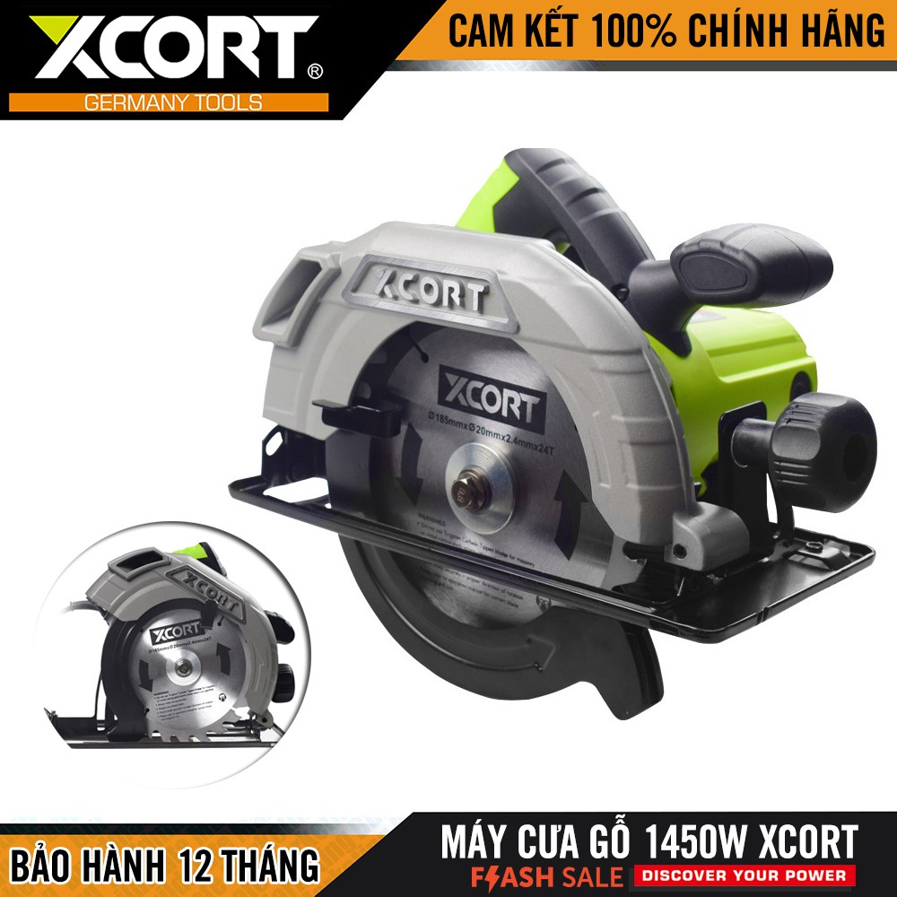 Máy cưa gỗ - Máy cưa đĩa tròn 1500W - Tặng kèm lưỡi 185mm