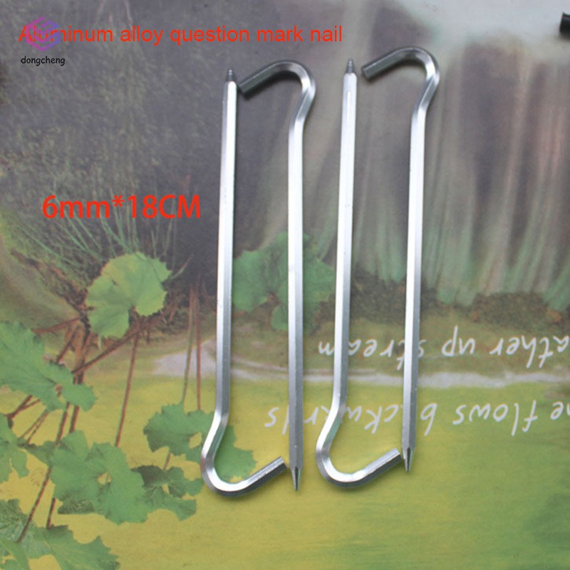 Bộ dụng cụ dựng lều gồm cọc + dây thừng + túi đựng + khóa chuyên dụng cho dịp dã ngoại