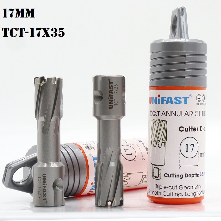 Mũi Khoan Từ Hợp Kim UniFast 12-19mm Khoan Sâu 35mm