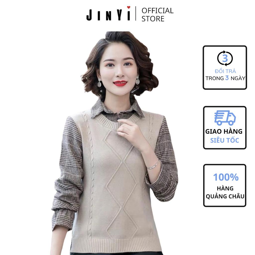 VN380 Áo sơ mi dạ mix ghile chất đẹp siêu xinh