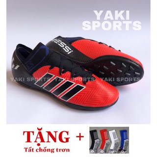 Giày đá bóng Messi M10 - Khâu đế 100% - TẶNG TẤT